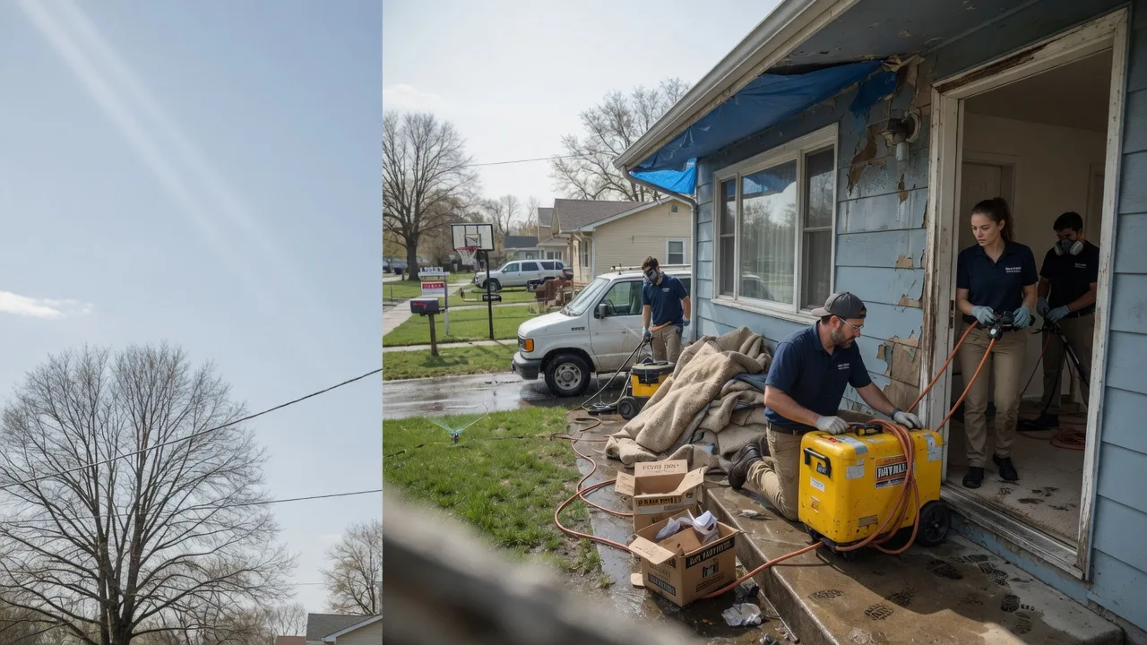Basement Flood Cleanup in De Graff, OH near me